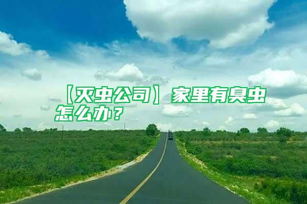 【滅蟲公司】家里有臭蟲怎么辦？