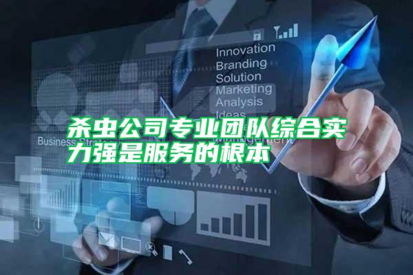 殺蟲公司專業(yè)團隊綜合實力強是服務的根本