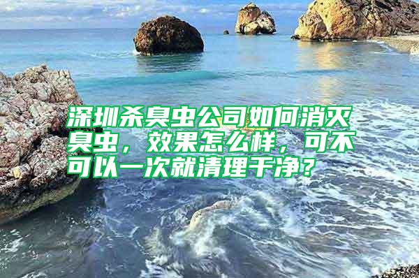 深圳殺臭蟲(chóng)公司如何消滅臭蟲(chóng)，效果怎么樣，可不可以一次就清理干凈？