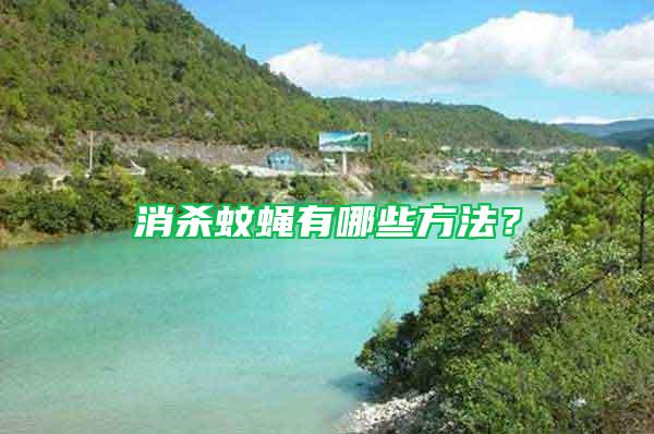 消殺蚊蠅有哪些方法？