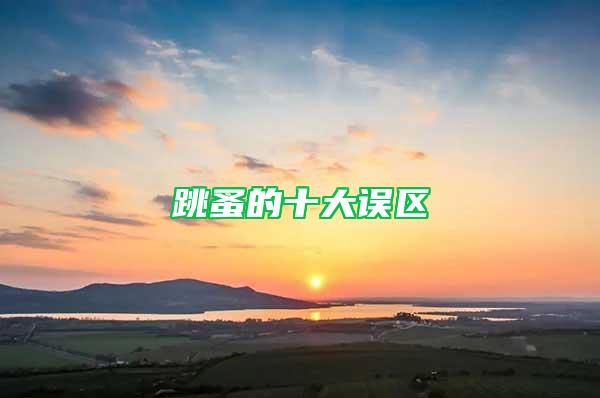 跳蚤的十大誤區