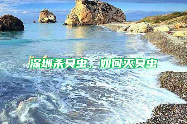 深圳殺臭蟲(chóng)，如何滅臭蟲(chóng)