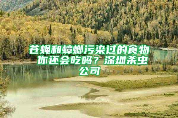 蒼蠅和蟑螂污染過的食物 你還會吃嗎？深圳殺蟲公司