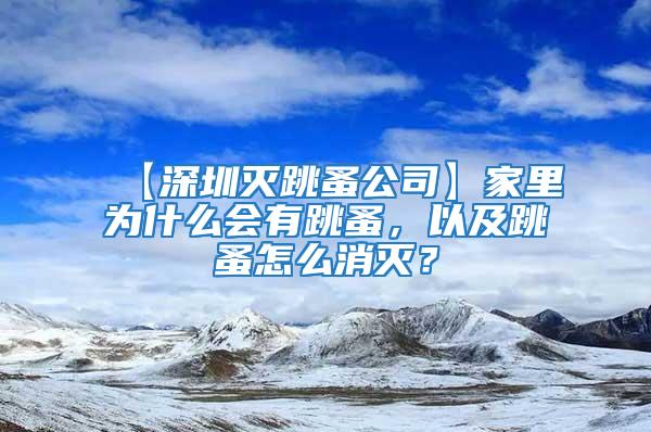 【深圳滅跳蚤公司】家里為什么會(huì)有跳蚤，以及跳蚤怎么消滅？
