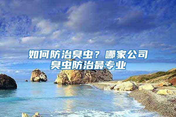 如何防治臭蟲？哪家公司臭蟲防治最專業