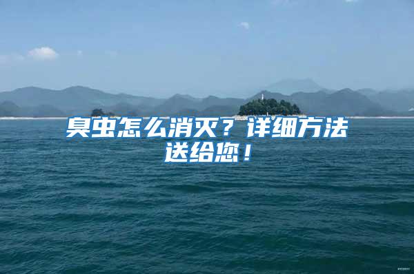 臭蟲怎么消滅？詳細方法送給您！