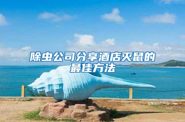 除蟲公司分享酒店滅鼠的最佳方法