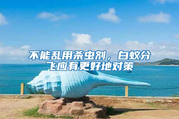 不能亂用殺蟲劑，白蟻分飛應有更好地對策