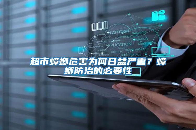 超市蟑螂危害為何日益嚴(yán)重？蟑螂防治的必要性