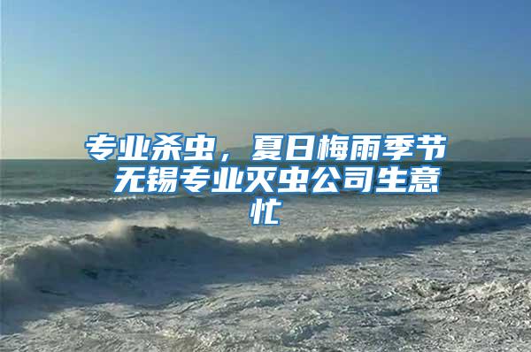 專業殺蟲，夏日梅雨季節 無錫專業滅蟲公司生意忙