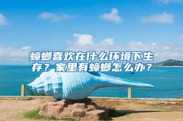 蟑螂喜歡在什么環境下生存？家里有蟑螂怎么辦？