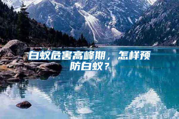 白蟻危害高峰期，怎樣預(yù)防白蟻？