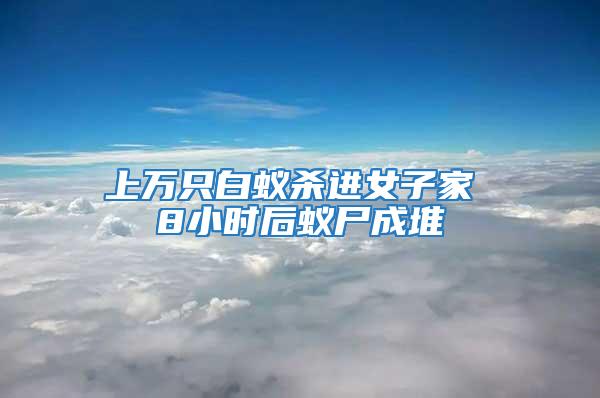 上萬(wàn)只白蟻殺進(jìn)女子家 8小時(shí)后蟻尸成堆