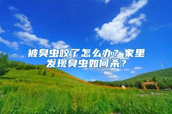 被臭蟲咬了怎么辦？家里發(fā)現(xiàn)臭蟲如何殺？