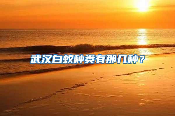 武漢白蟻種類有那幾種？