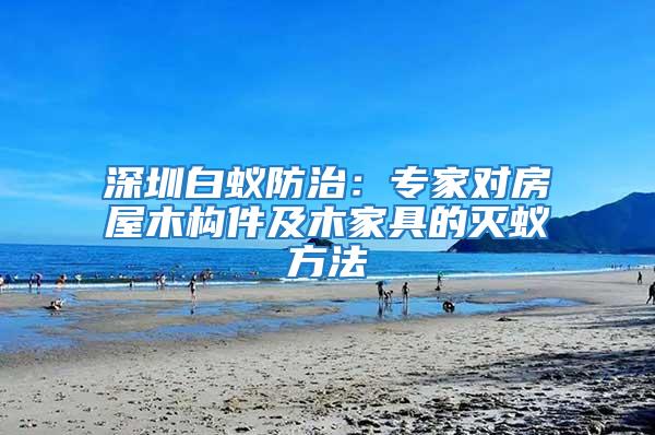 深圳白蟻防治：專家對房屋木構件及木家具的滅蟻方法