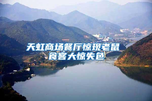 天虹商場餐廳驚現老鼠 食客大驚失色