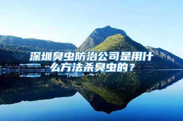 深圳臭蟲防治公司是用什么方法殺臭蟲的？