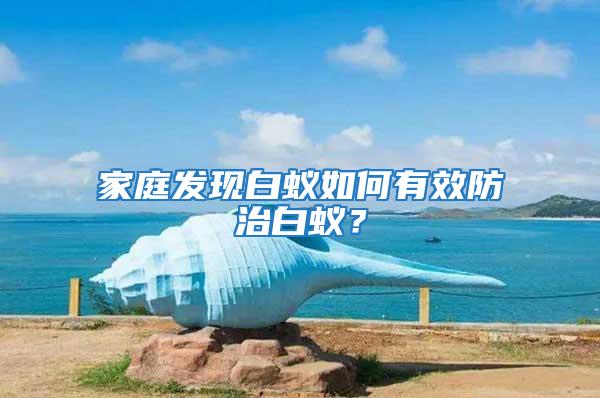 家庭發現白蟻如何有效防治白蟻？