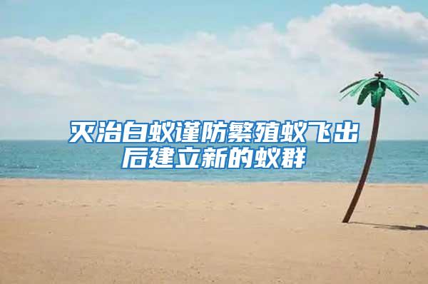 滅治白蟻謹防繁殖蟻飛出后建立新的蟻群