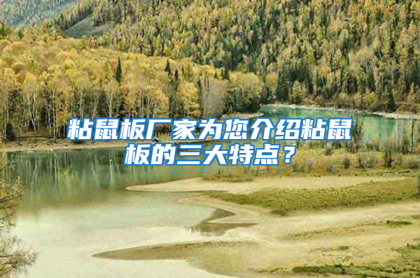粘鼠板廠家為您介紹粘鼠板的三大特點(diǎn)？