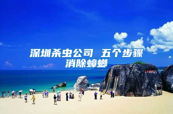 深圳殺蟲公司 五個步驟消除蟑螂